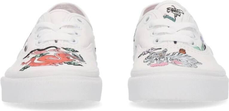 Vans Lage Top Veterschoen Sneaker White Dames