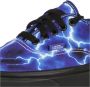 Vans Lage Zwarte Blauwe Sneaker Bliksemstijl Blue Heren - Thumbnail 12