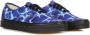 Vans Lage Zwarte Blauwe Sneaker Bliksemstijl Blue Heren - Thumbnail 5