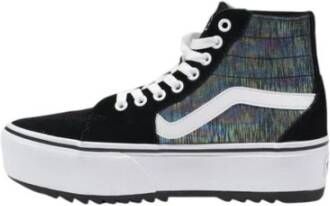 Vans Leren Sneaker Dames Herfst Winter Collectie Black Dames