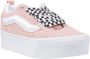 Vans Dames Leren Sneakers Herfst Winter Collectie Pink Dames - Thumbnail 7