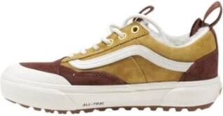 Vans Leren Sneaker Dames Schoenen Collectie Beige Dames