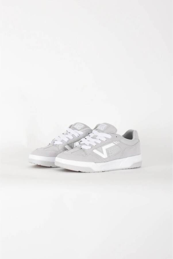 Vans Leren Sneakers met Rubberen Zool Gray Heren