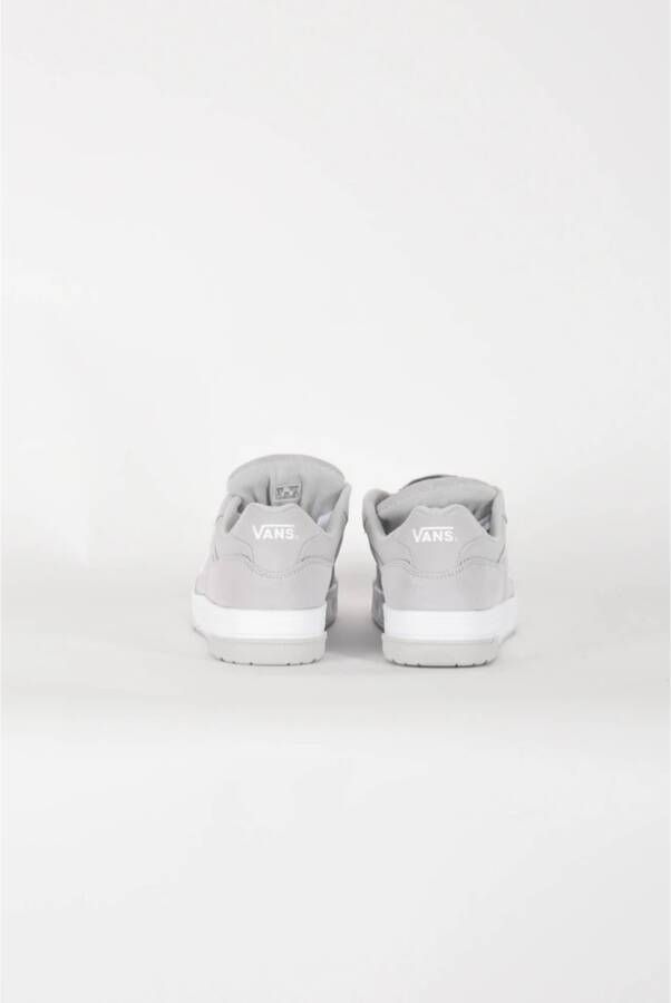 Vans Leren Sneakers met Rubberen Zool Gray Heren