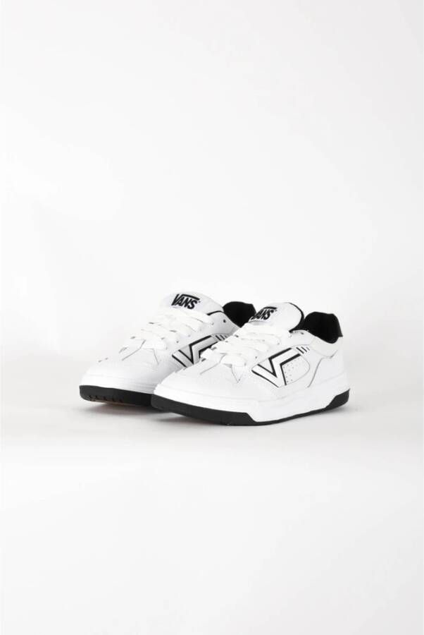 Vans Leren Sneakers met Rubberen Zool White Heren