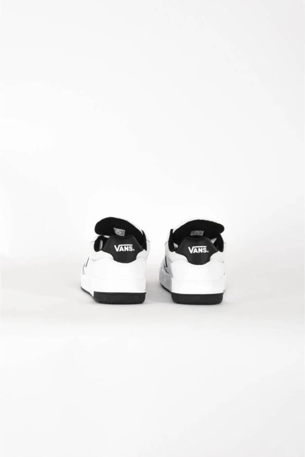 Vans Leren Sneakers met Rubberen Zool White Heren