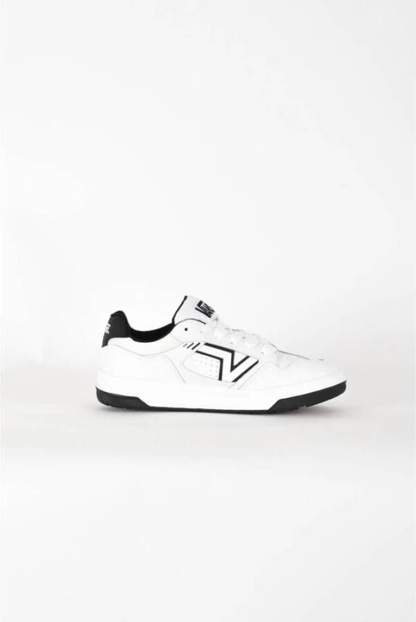 Vans Leren Sneakers met Rubberen Zool White Heren