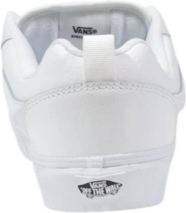 Vans Leren Vetersneaker White Heren