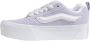 Vans Lila Leren Sneakers met Rubberen Zool Purple Dames - Thumbnail 2