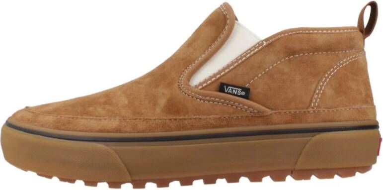 Vans Mid Slip-On Loafers Brown Heren