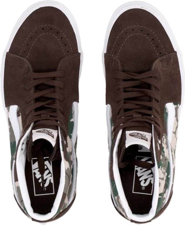 Vans Mitchell Camo Hoge Sneaker Brown Heren