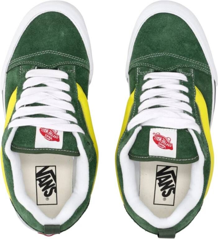 Vans Multicolor KNU Skool Streetwear Sneakers Green Heren