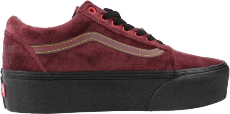 Vans Old Skool Stackform Sneakers Red Dames