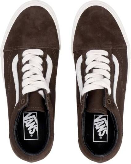 Vans Oversized Lace Lage Schoen Bruin Zwart Brown Heren