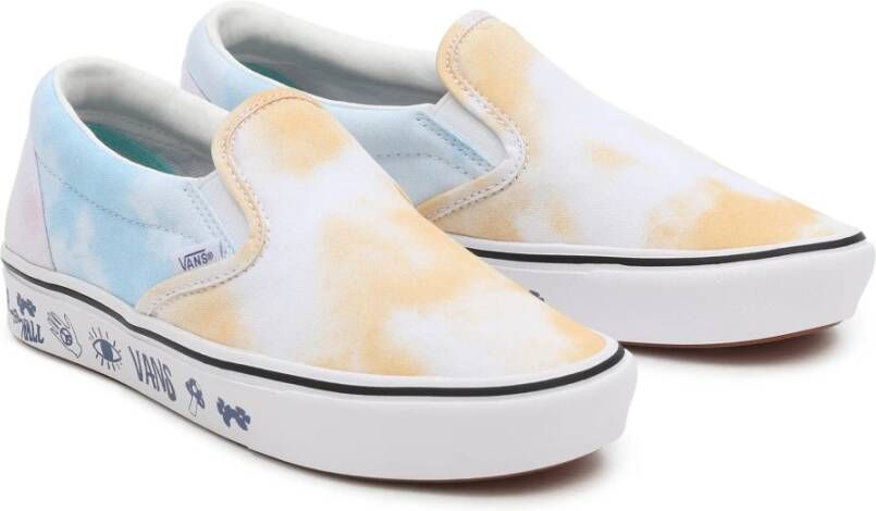 Vans Pastel Tie Dye Slip-On ComfyCush Multicolor Dames