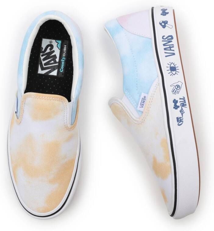 Vans Pastel Tie Dye Slip-On ComfyCush Multicolor Dames