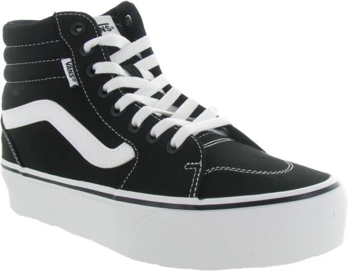 Vans Platform Dames Hi-Top Schoenen Black Dames