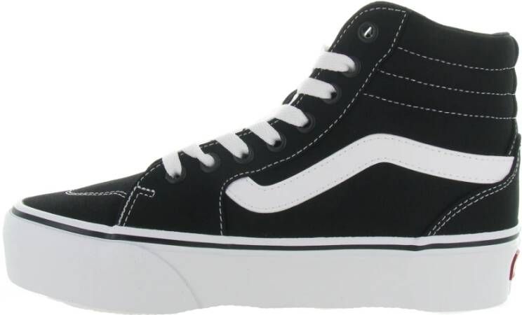 Vans Platform Dames Hi-Top Schoenen Black Dames