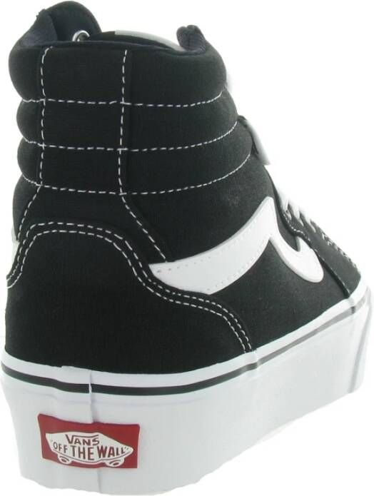 Vans Platform Dames Hi-Top Schoenen Black Dames