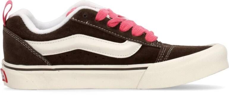 Vans Retro Lage Schoen Bruin Wit Jaren 90 Stijl Multicolor Dames