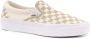 Vans Ruit Slip-On Canvas Sneakers Beige Heren - Thumbnail 2