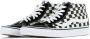 Vans Ruitpatroon Hoge Top Skate Schoenen Black Heren - Thumbnail 3