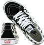 Vans Ruitpatroon Hoge Top Skate Schoenen Black Heren - Thumbnail 6