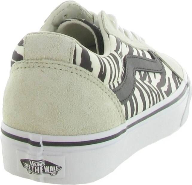 Vans Satin Tiger Hoge Schoenen Beige Dames