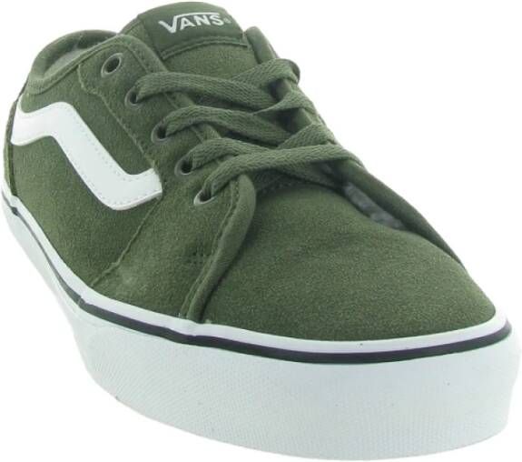 Vans Sherpa Platform Plaid Damesschoenen Green Dames