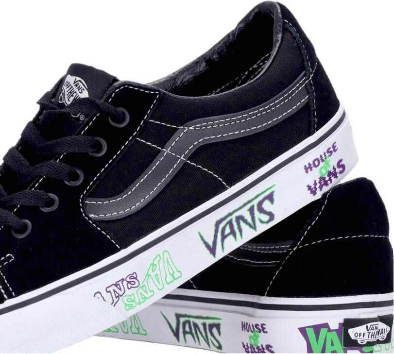 Vans Sk8-low Zwart Wit Sneaker Black Heren