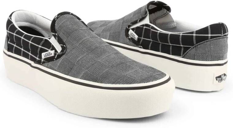 Vans Slip-on Elastische Sneakers Gray Heren