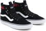 Vans Zwart Rood Filmore Hi Top Sneakers Black Heren - Thumbnail 4