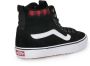 VANS Filmore Hi Guard sneakers zwart wit rood - Thumbnail 7