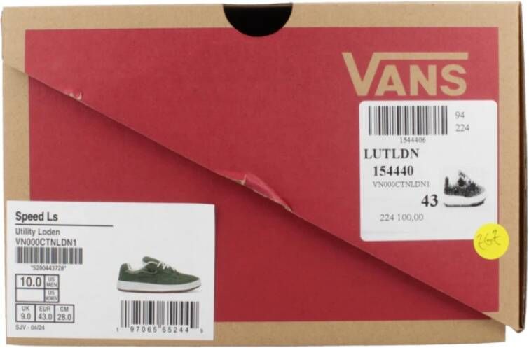 Vans Speed Sneakers Green Heren