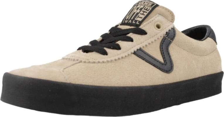 Vans Sport Laag Zwart Sneakers Beige Dames