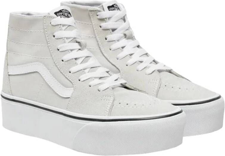 Vans Sportieve Grijze Suède High-Top Sneakers Gray Dames