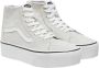 Vans Sportieve Grijze Suède High-Top Sneakers Gray Dames - Thumbnail 4