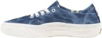 Vans Stoffen Sneaker voor Vrouwen Blue Dames