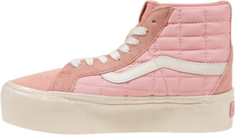 Vans Suede Leren Damesschoenen Herfst Winter Collectie Pink Dames