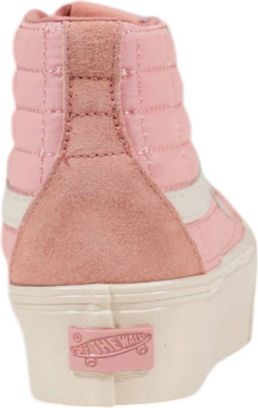 Vans Suede Leren Damesschoenen Herfst Winter Collectie Pink Dames