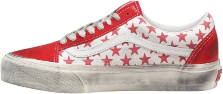 Vans Suede Leren Damesschoenen Herfst Winter Collectie Red Dames