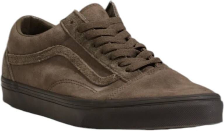 Vans Suede Leren Herenschoenen Herfst Winter Collectie Brown Heren