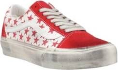 Vans Suede Leren Sneaker Dames Collectie Red Dames