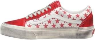 Vans Suede Leren Sneaker Dames Collectie Red Dames