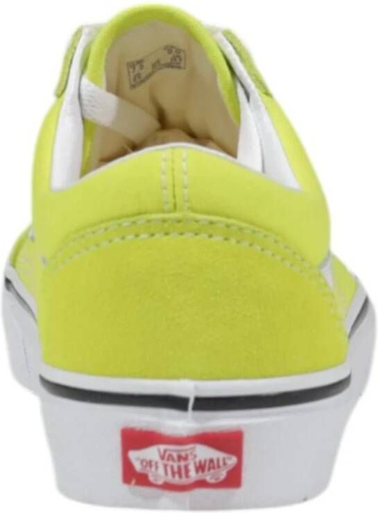 Vans Suede Leren Sneaker Dames Collectie Yellow Dames