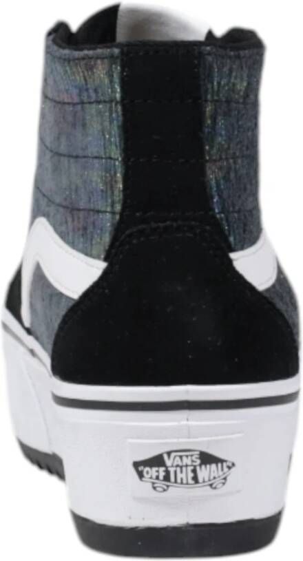 Vans Tapered Hi-Top Leren Schoenen Black Dames