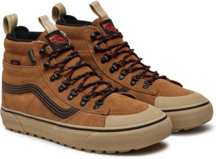 Vans Waterdichte Sk8-Hi Sneakers voor Avontuur Brown Heren