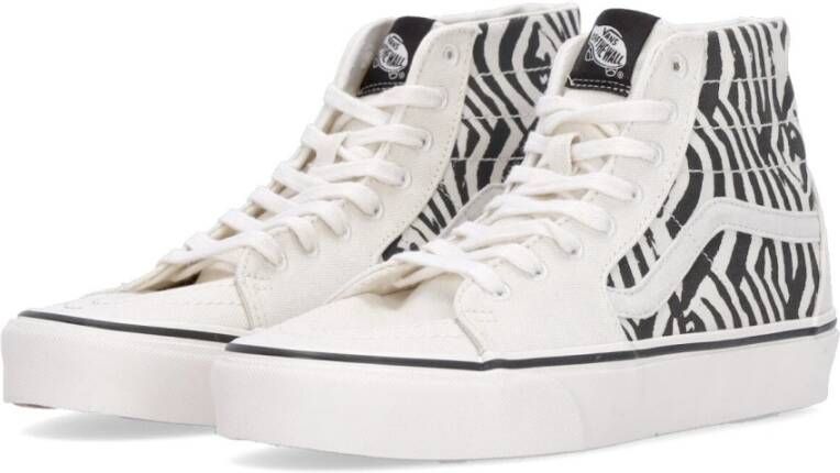 Vans Zebra High-Top Sneaker Lace-Up White Heren