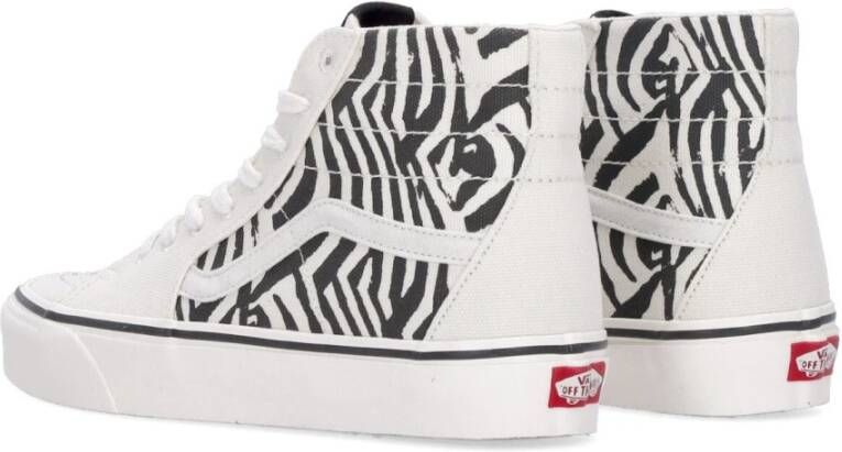 Vans Zebra High-Top Sneaker Lace-Up White Heren