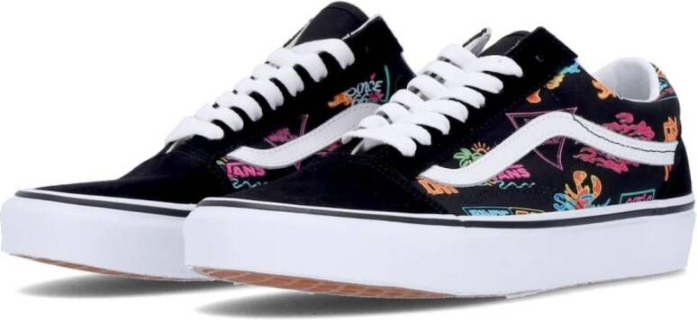 Vans Zwart Neon Lage Sneaker Black Heren